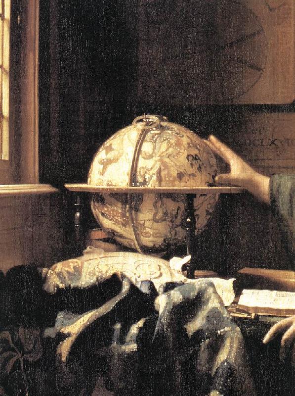 The Astronomer (detail) wet, VERMEER VAN DELFT, Jan